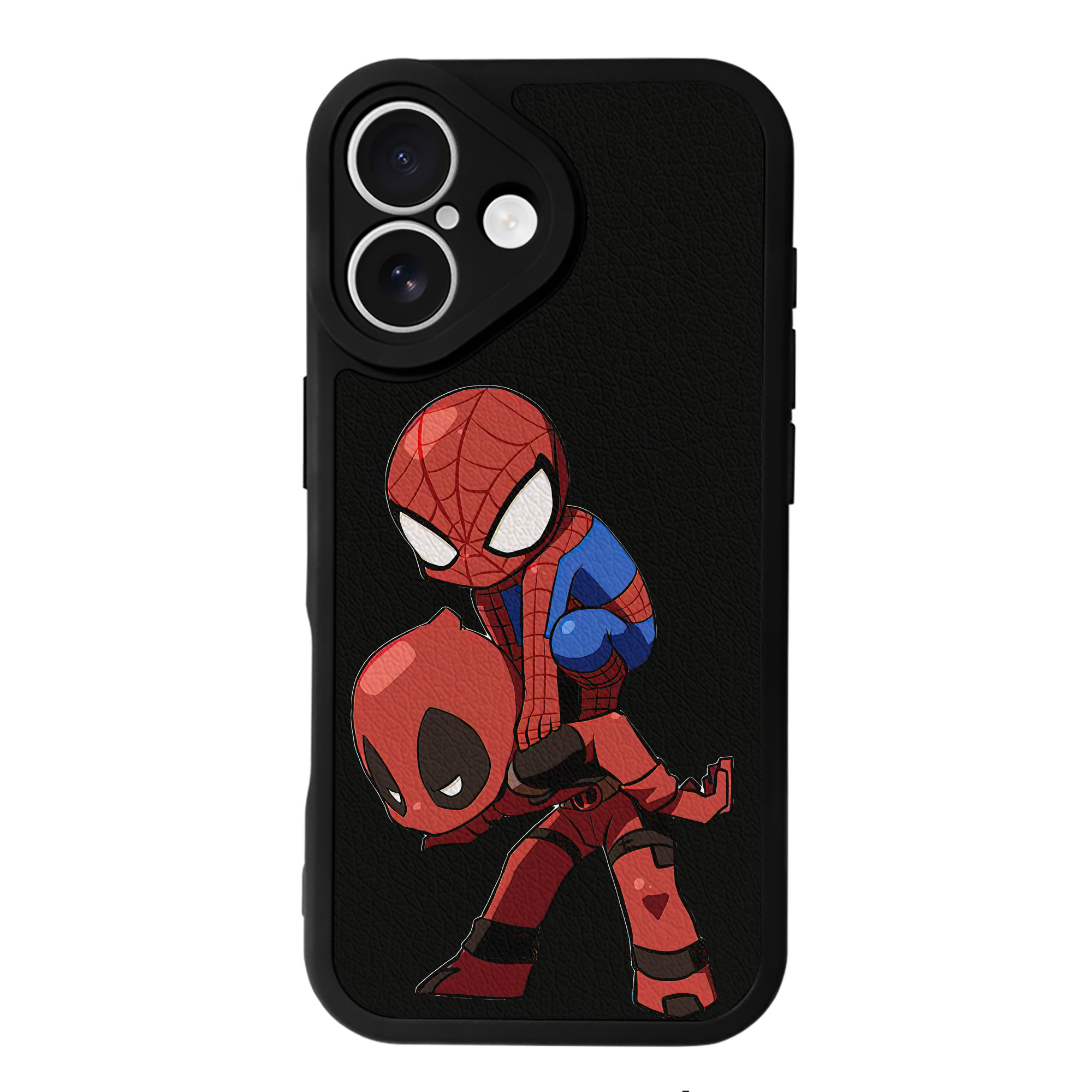 （画像用） Deadpool デッドプール 【iPhone 16シリーズ対応】シリコンスマホケース（レザー調） 材質：シリコン